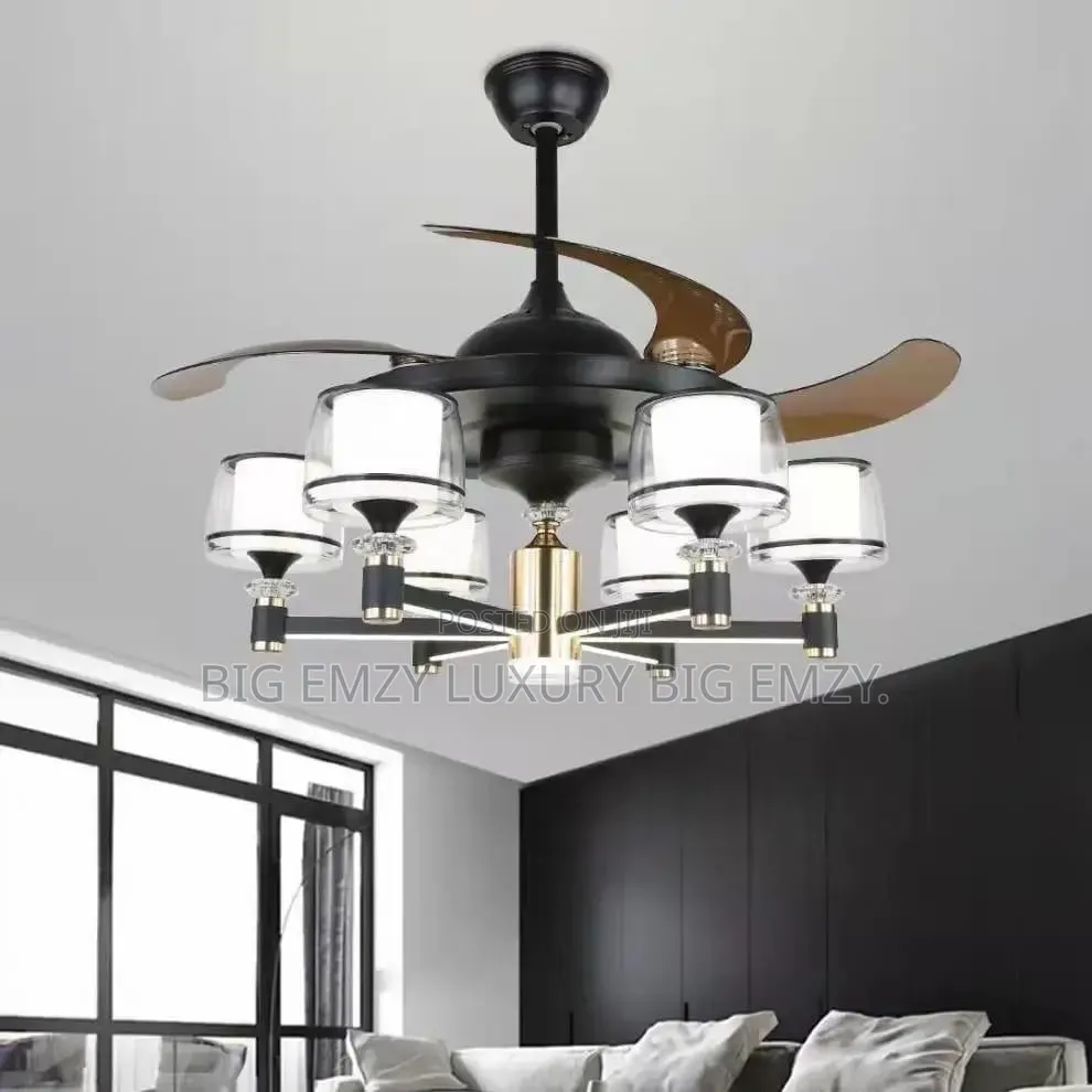 Living Modern Nordic Fan Chandelier Light .
