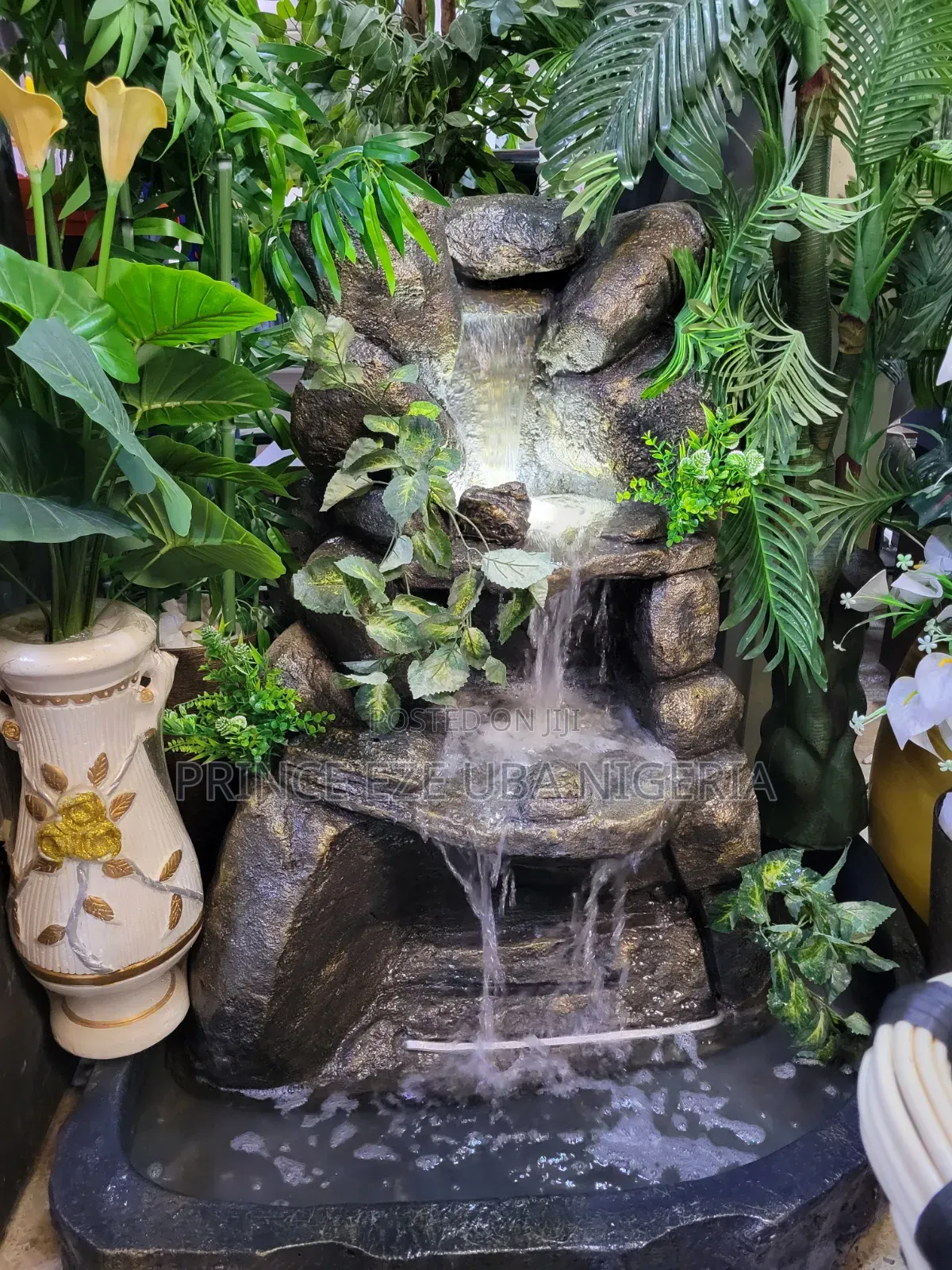 Fountain With Water Falls