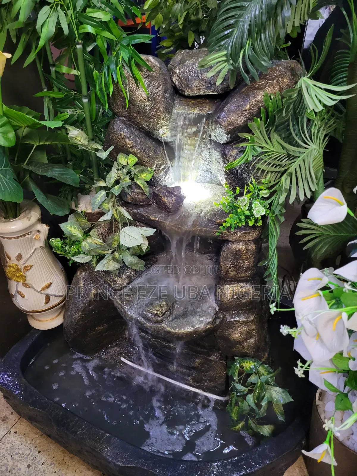 Fountain With Water Falls