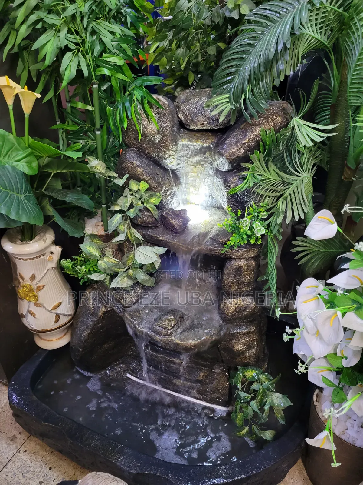 Fountain With Water Falls