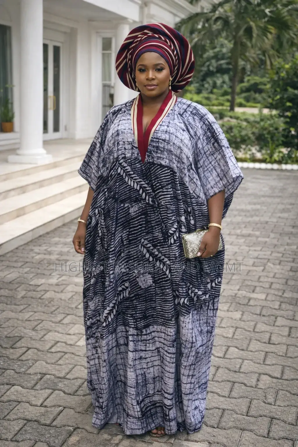 Big Gown and Ofi Gele - Style 732