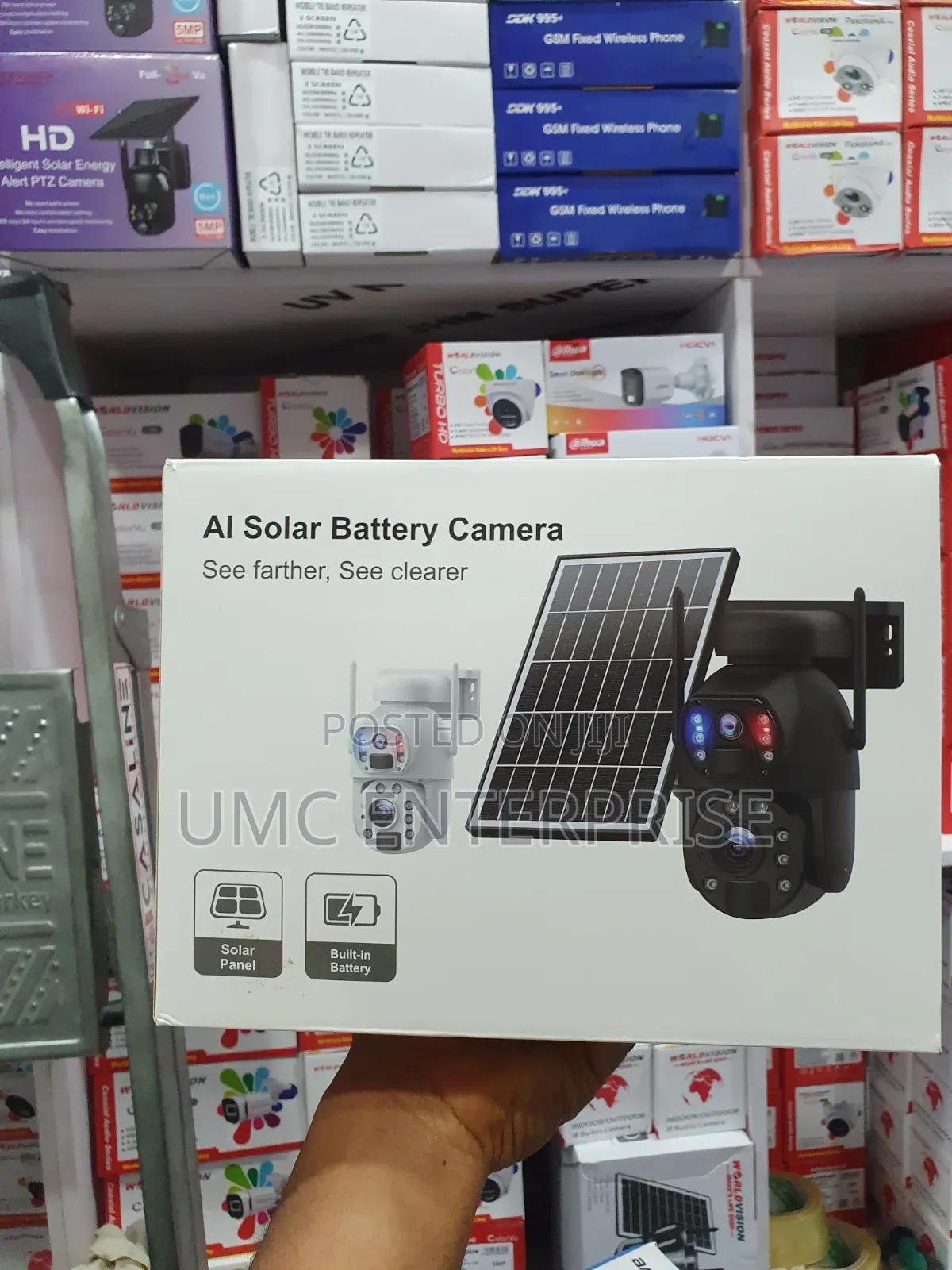 Hd Solar Battery Camera - 20× Zoom