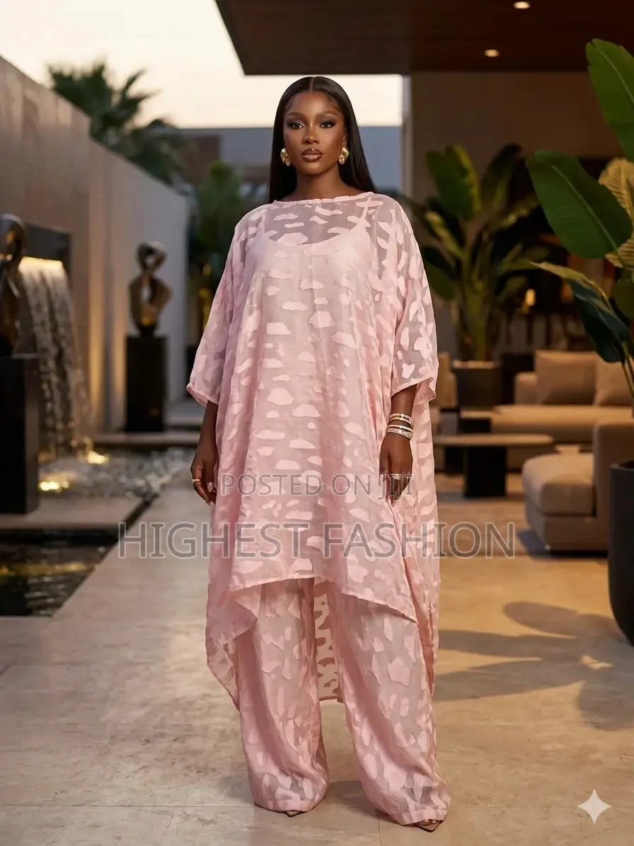 Long Cotton Gown and Trouser - Style 792