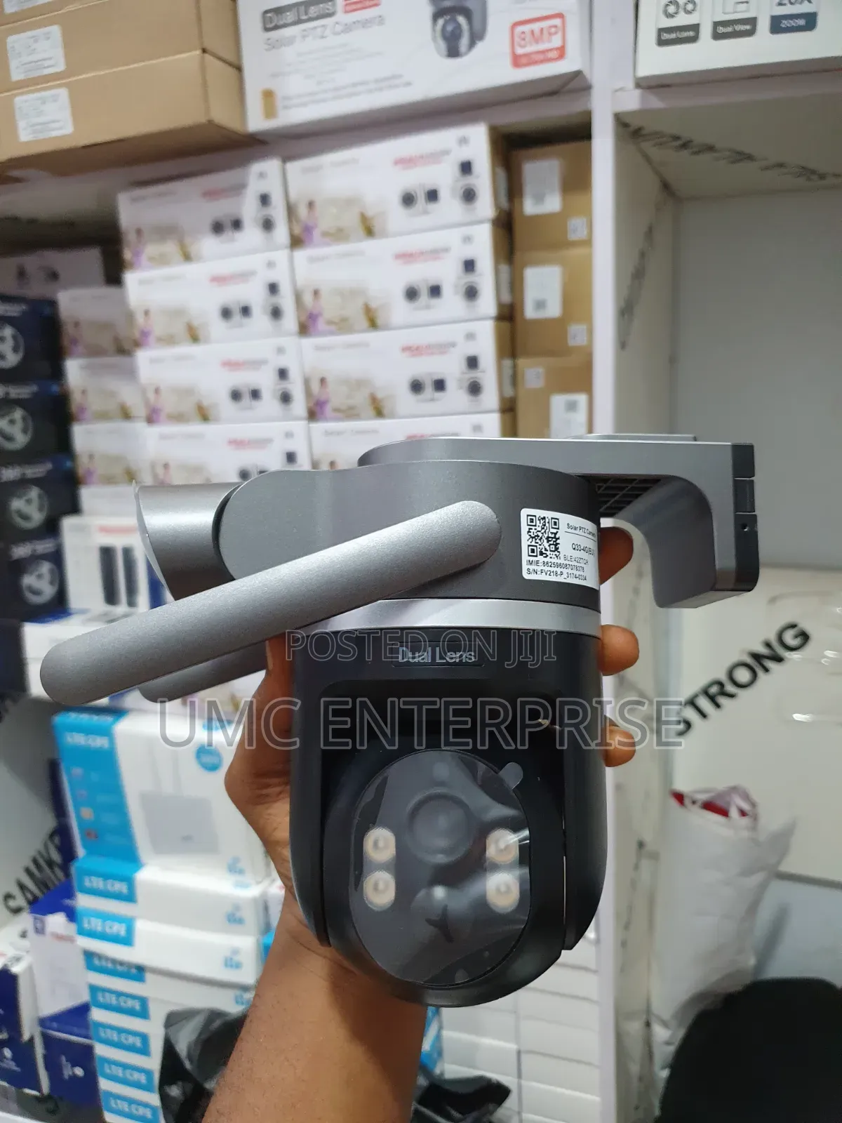 Dual Lens Solar PTZ Camera - Ubox App