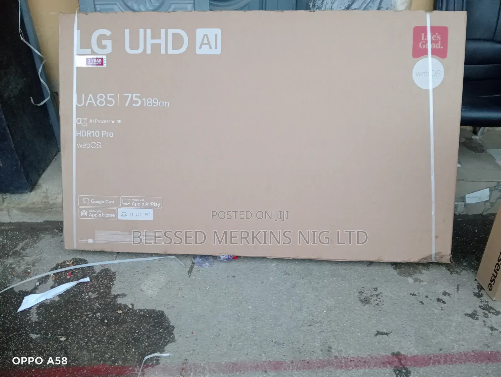 Lg Uhd Television 75" Model 75ua85006la