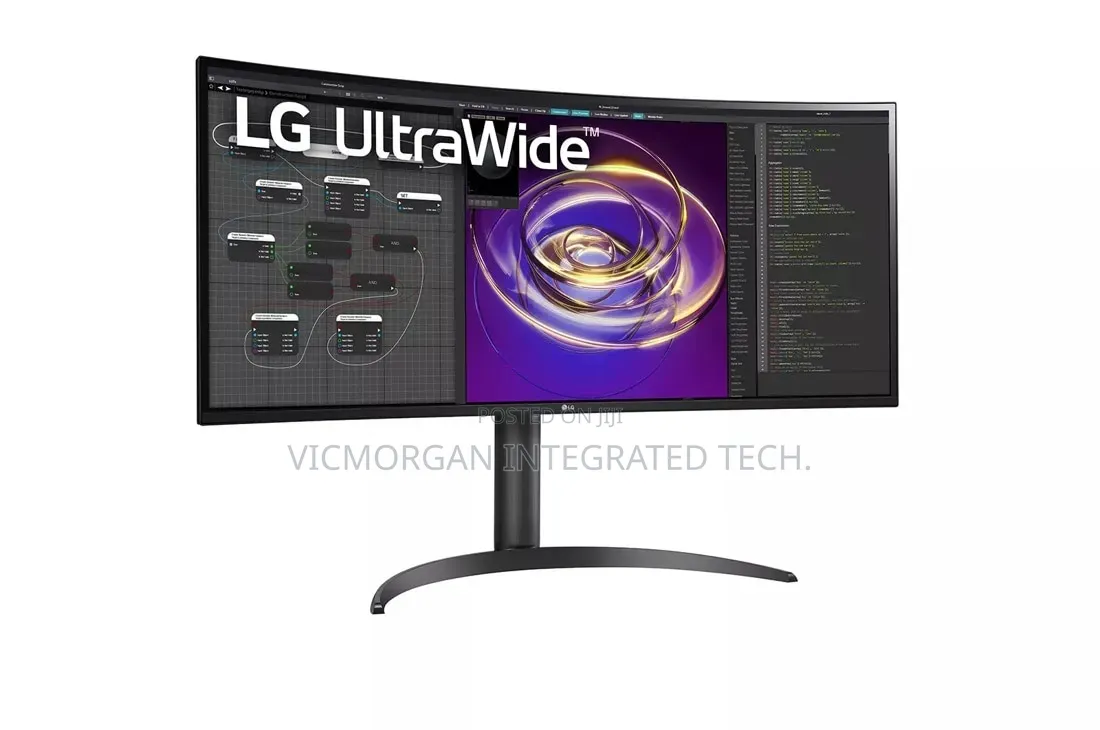 Lg 35-inch Curved Ultrawide Qhd Hdr Monitor With Freesync – 35wn65c-b