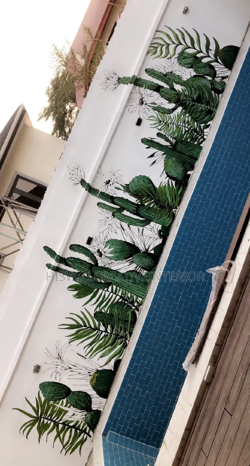 Mural Painting Pool Side