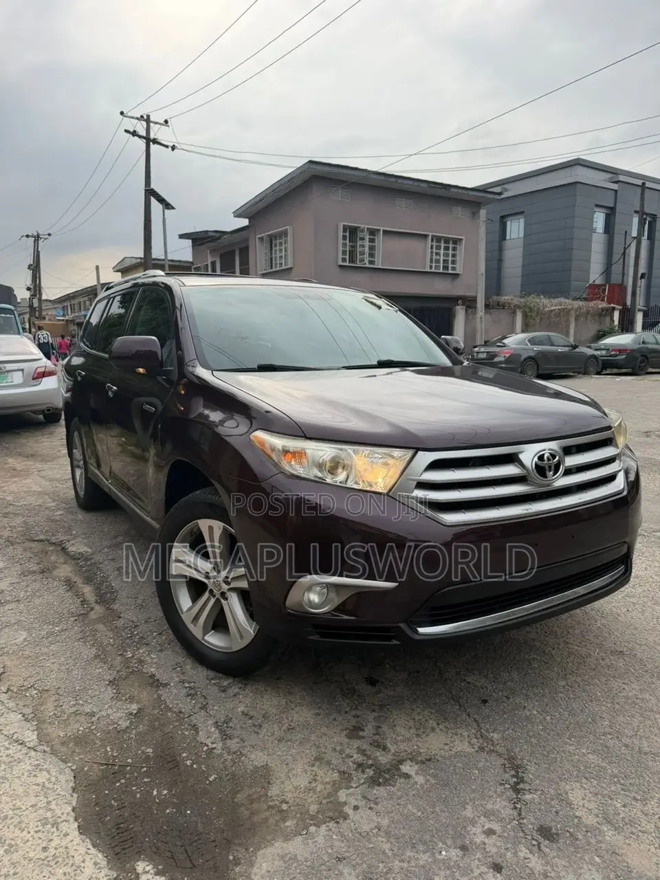 Toyota Highlander Limited 2012 Burgundy