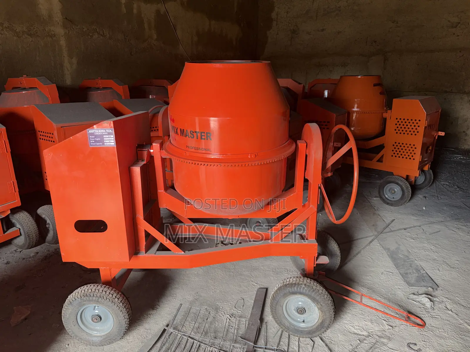 Brand New 500l Concrete Mixer - Fast Mixing