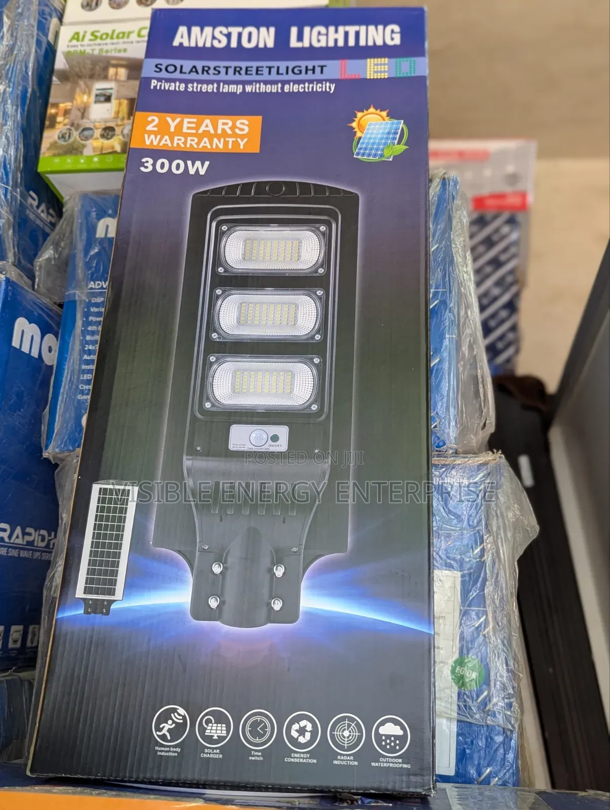 300w Ip66 Amston Solar Street Light