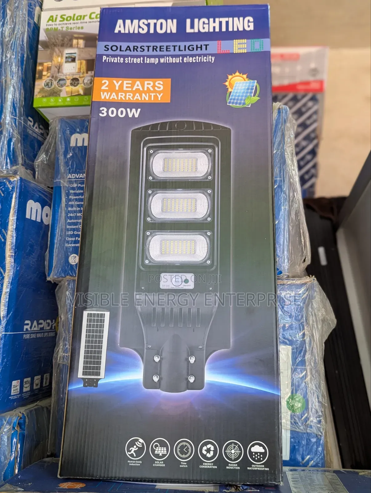 300w Ip66 Amston Solar Street Light