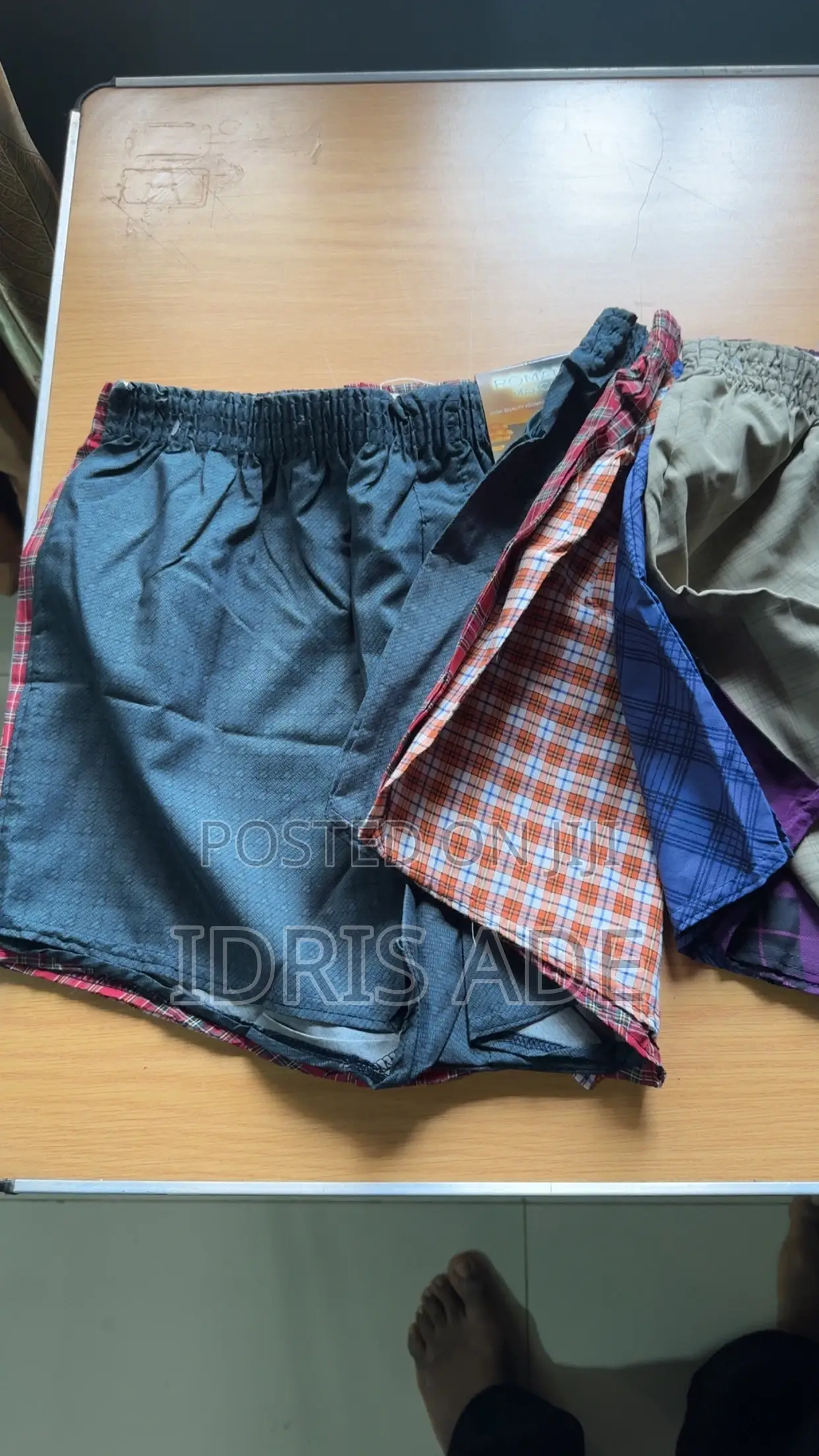Men’S Top Quality Woven Boxers 3-1
