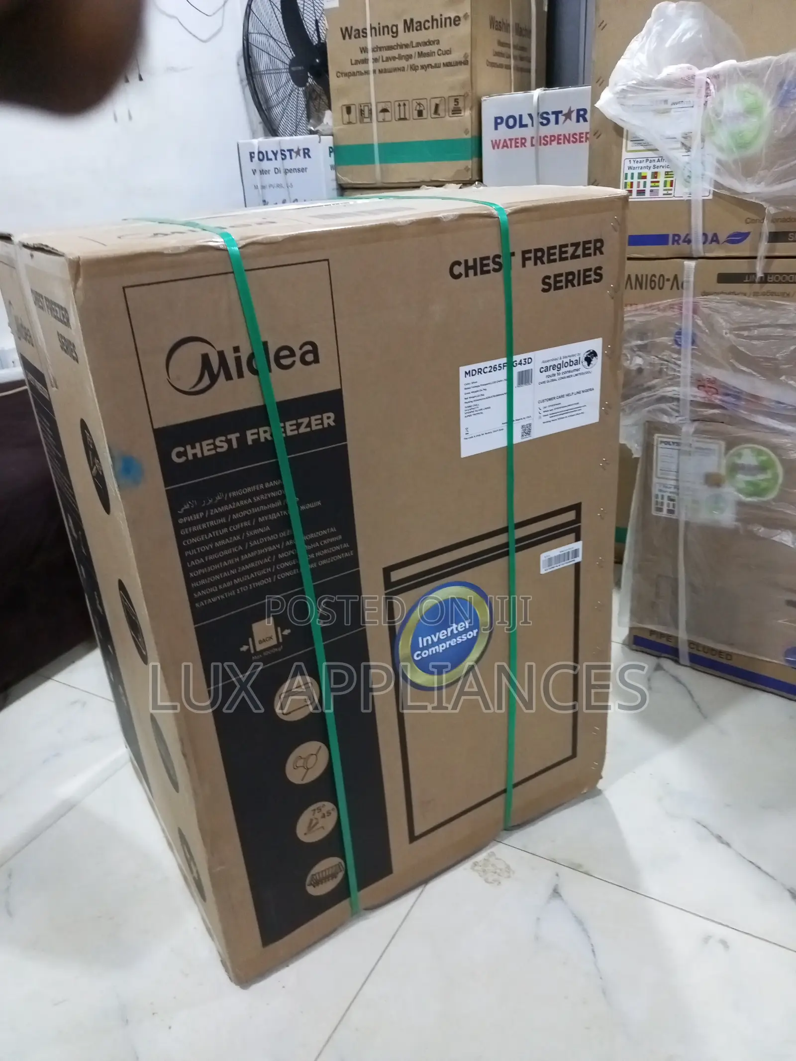 Midea Convertible Freezer and Fridge 140l