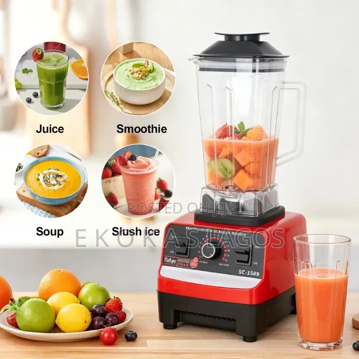 4500w Strong Commercial Juice Mixer Blender Grinder German Technology