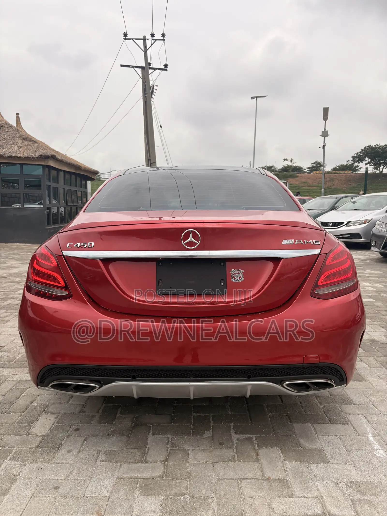 Mercedes-Benz C450 2016 Red