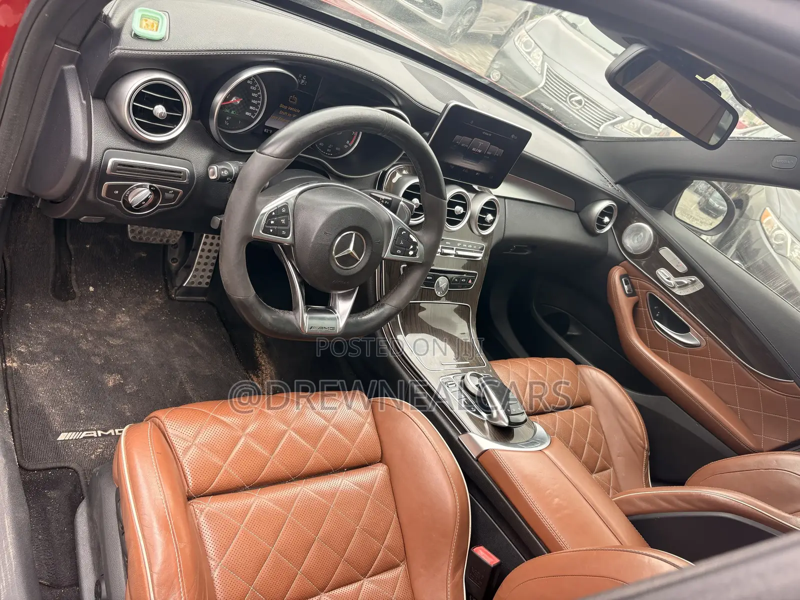 Mercedes-Benz C450 2016 Red