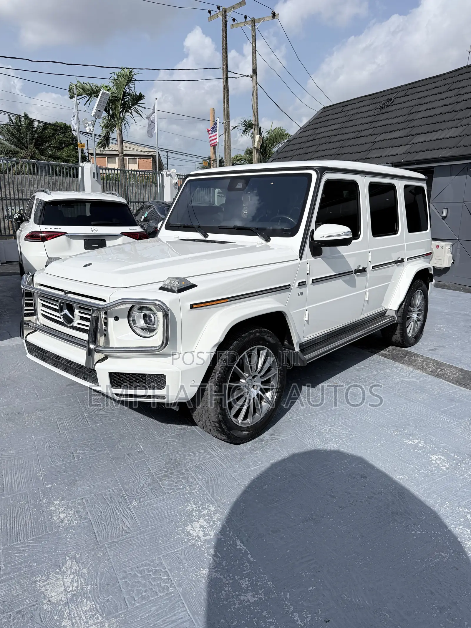 Mercedes-Benz G-Class Base G 550 AWD 2019 White