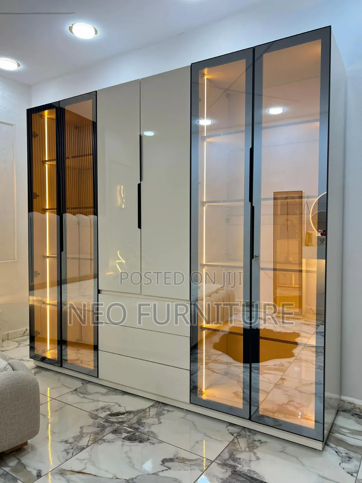 Glass Door Wardrobe