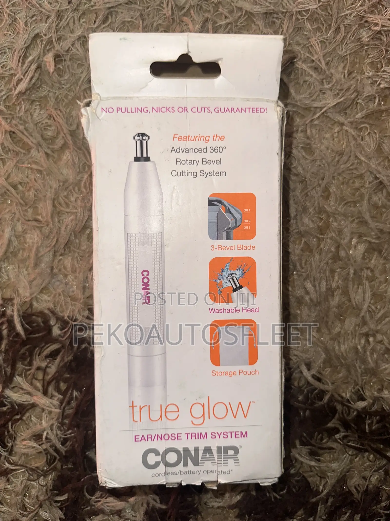 Battery Powered Nose and Ear Hair Trimmer