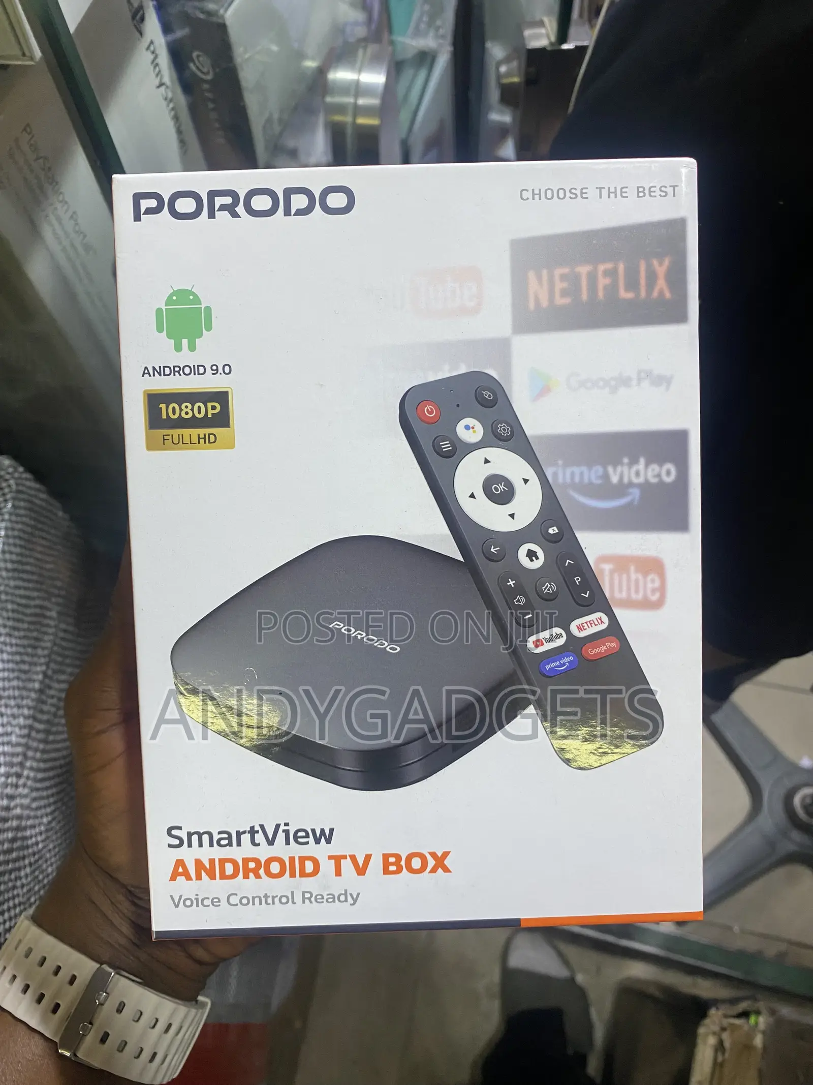 Porodo Smart View Android Tv Box