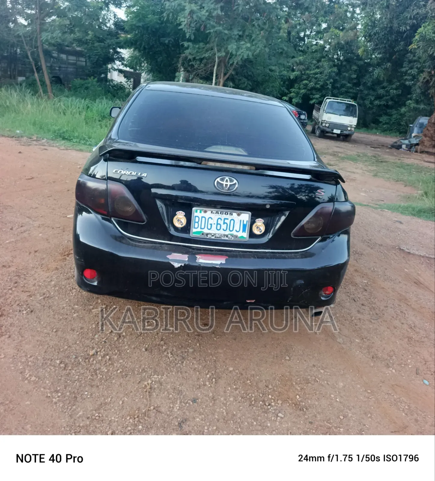 Toyota Corolla 2008 Black
