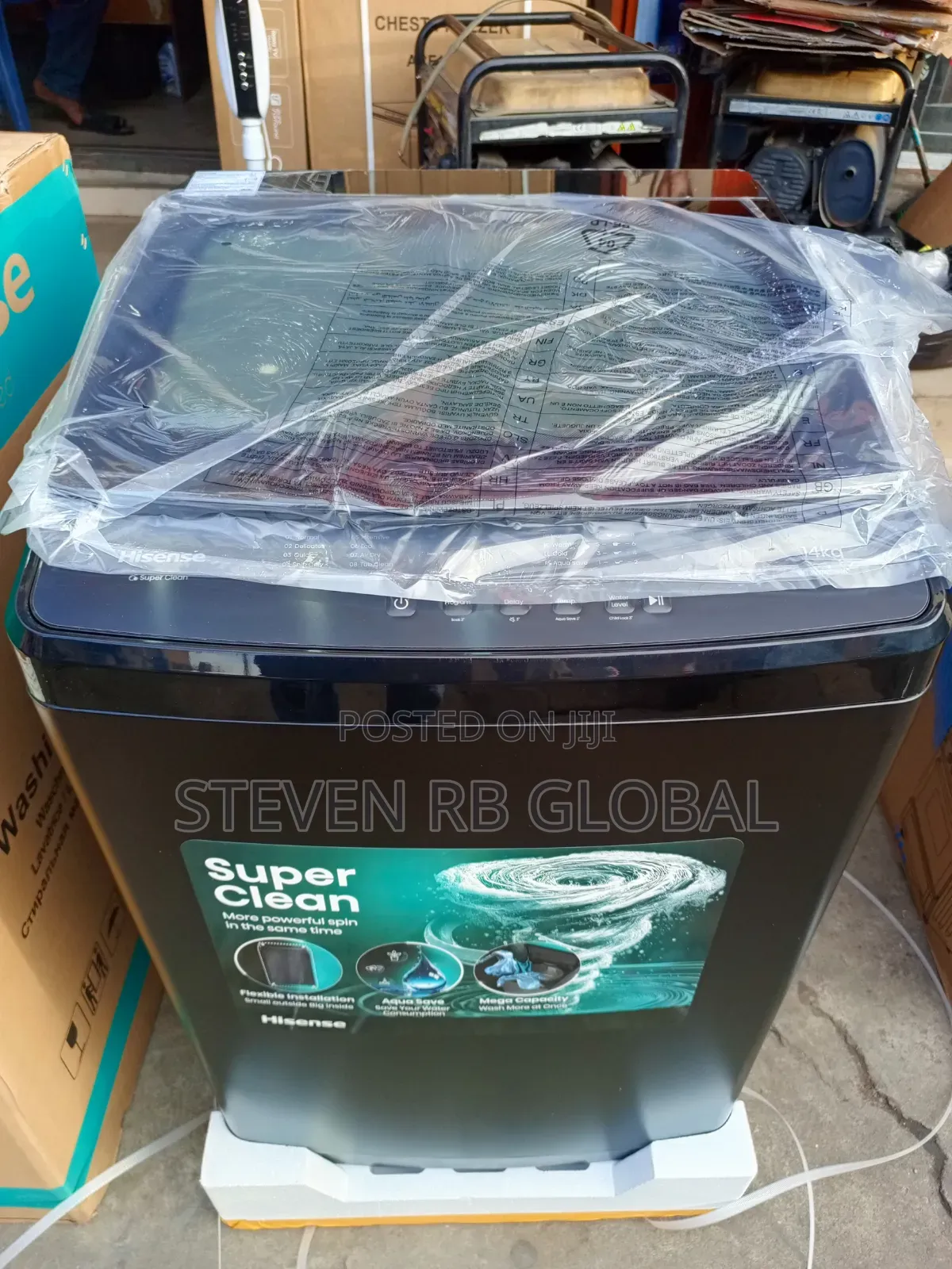 Hisense 14kg Top Load Automatic Washing Machine | Hiswm3w1422ubwt