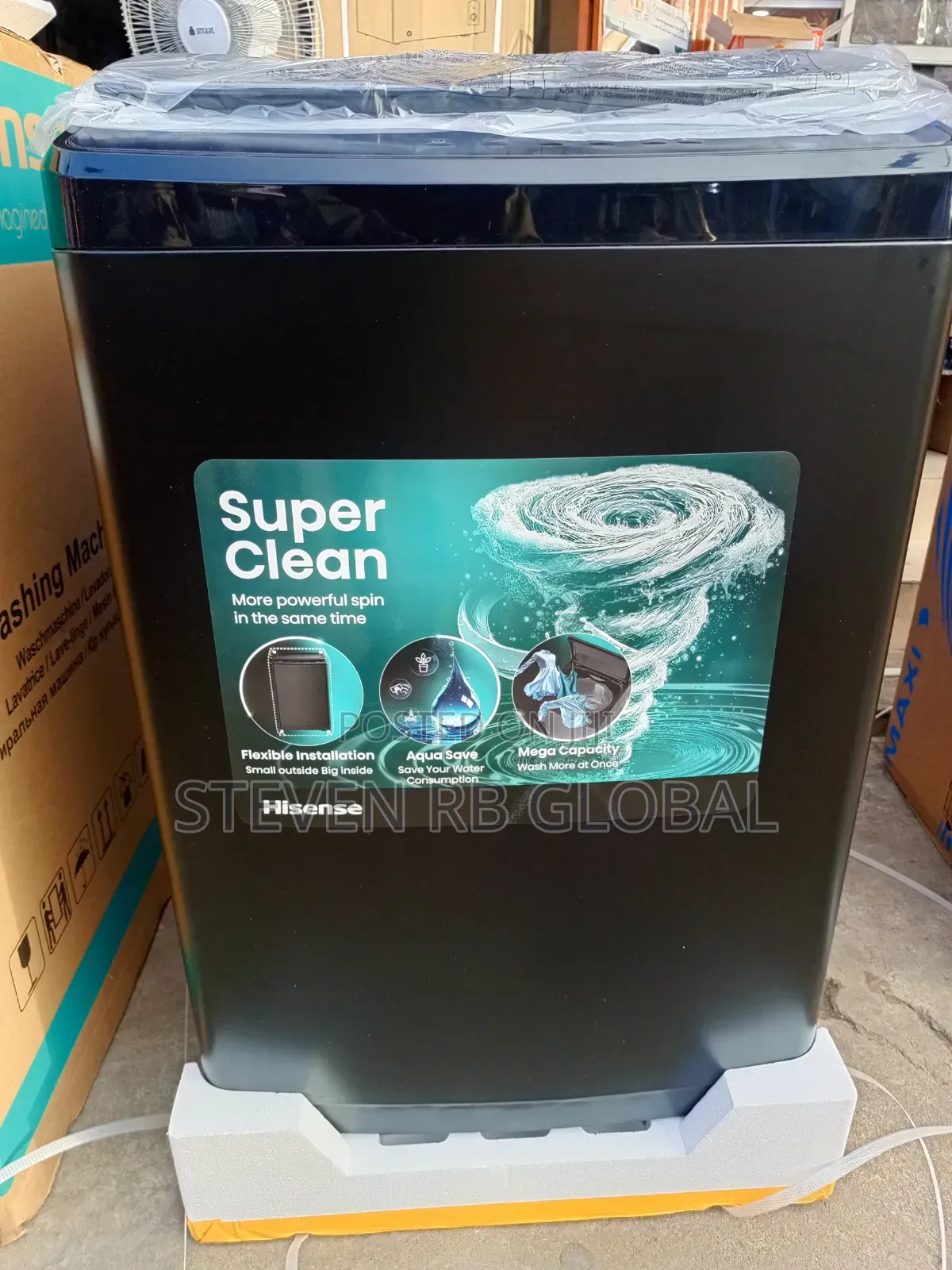 Hisense 14kg Top Load Automatic Washing Machine | Hiswm3w1422ubwt