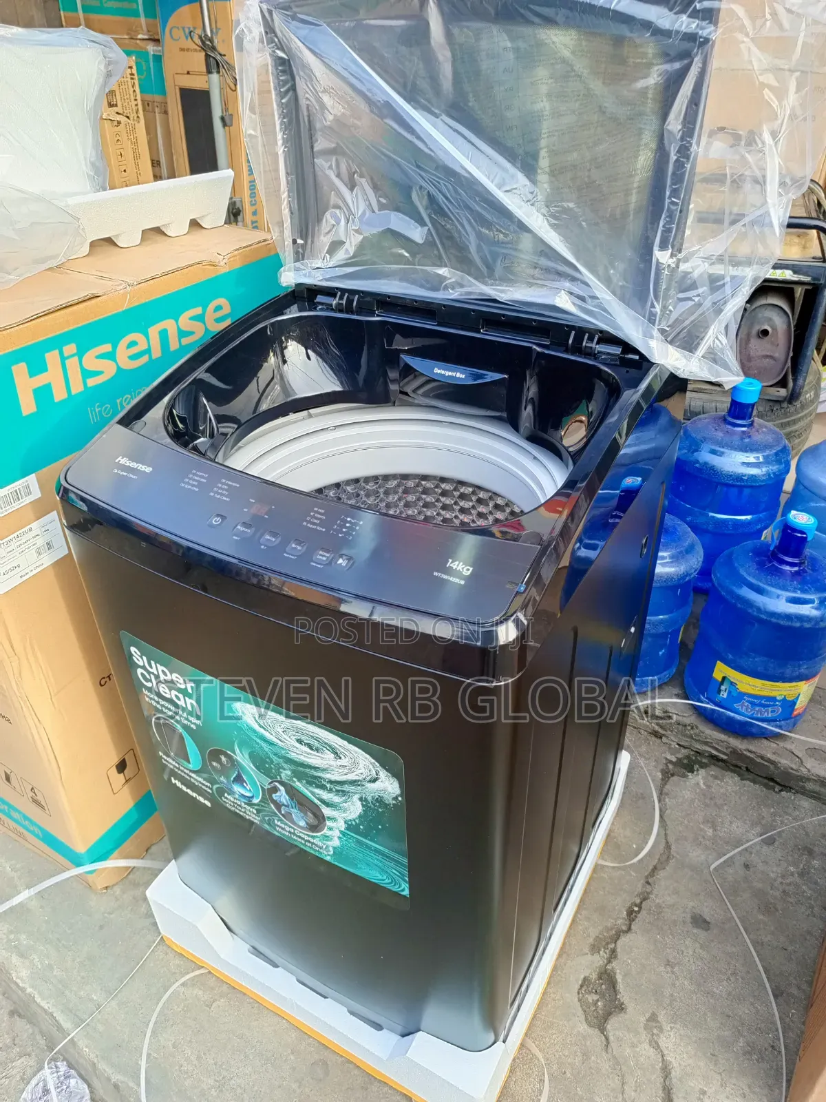 Hisense 14kg Top Load Automatic Washing Machine | Hiswm3w1422ubwt