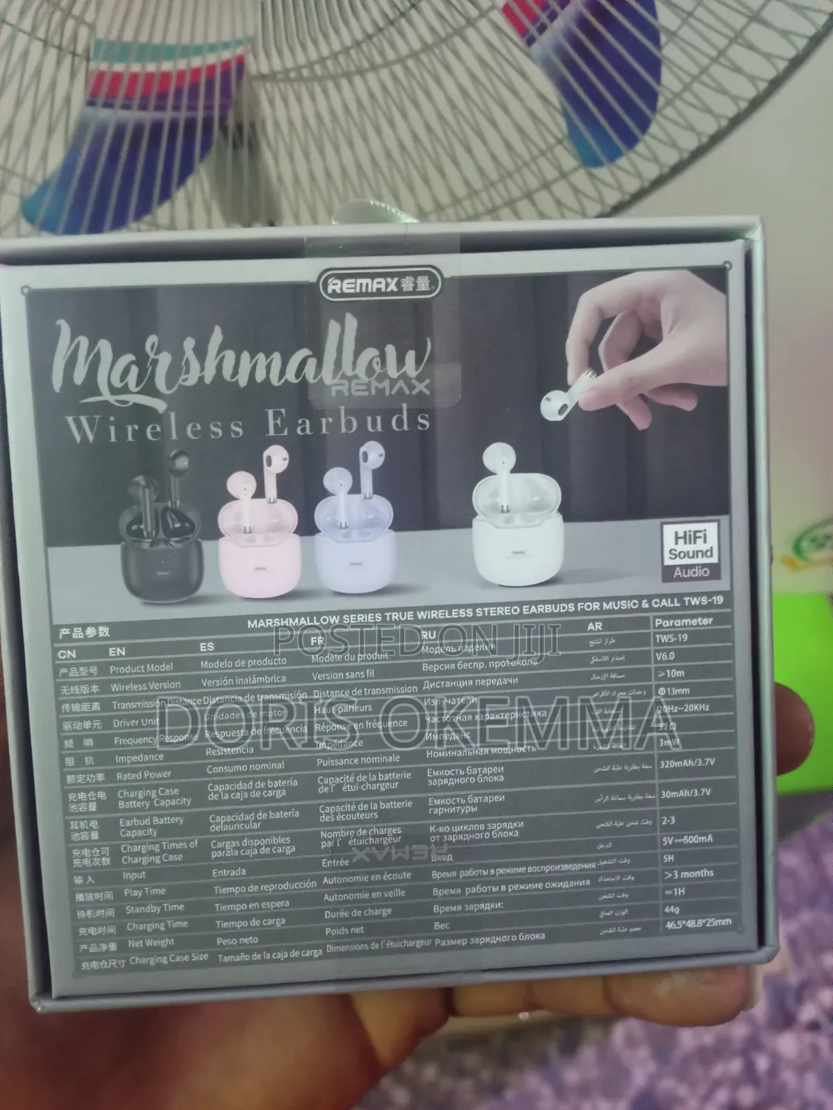 Remax TWS-19 Marshmallow Series Wireless Earbuds - 13mm Bass Drivers