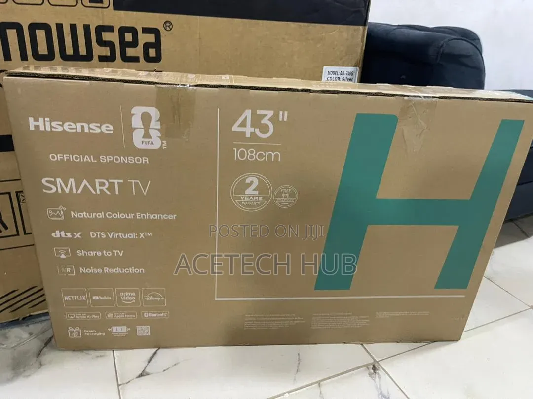 Brand New Hisense 43” Smart Tv – Affordable Luxury
