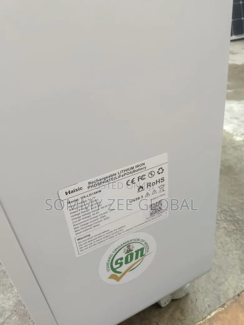 15kwh 48volts Liuthium Battery Haisic Product