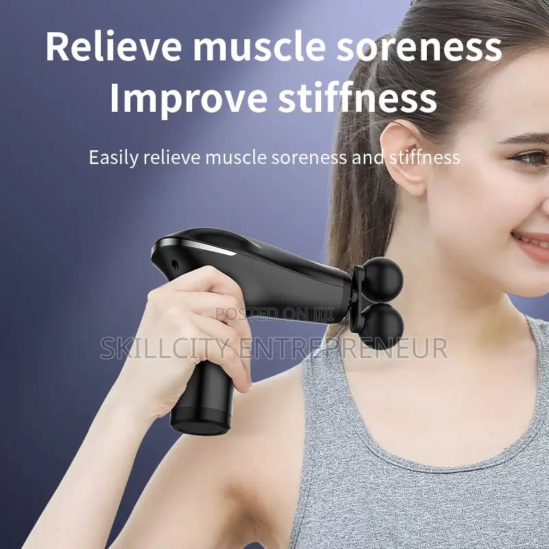 Double Head Electric Deep Muscle Gun Massager (329)