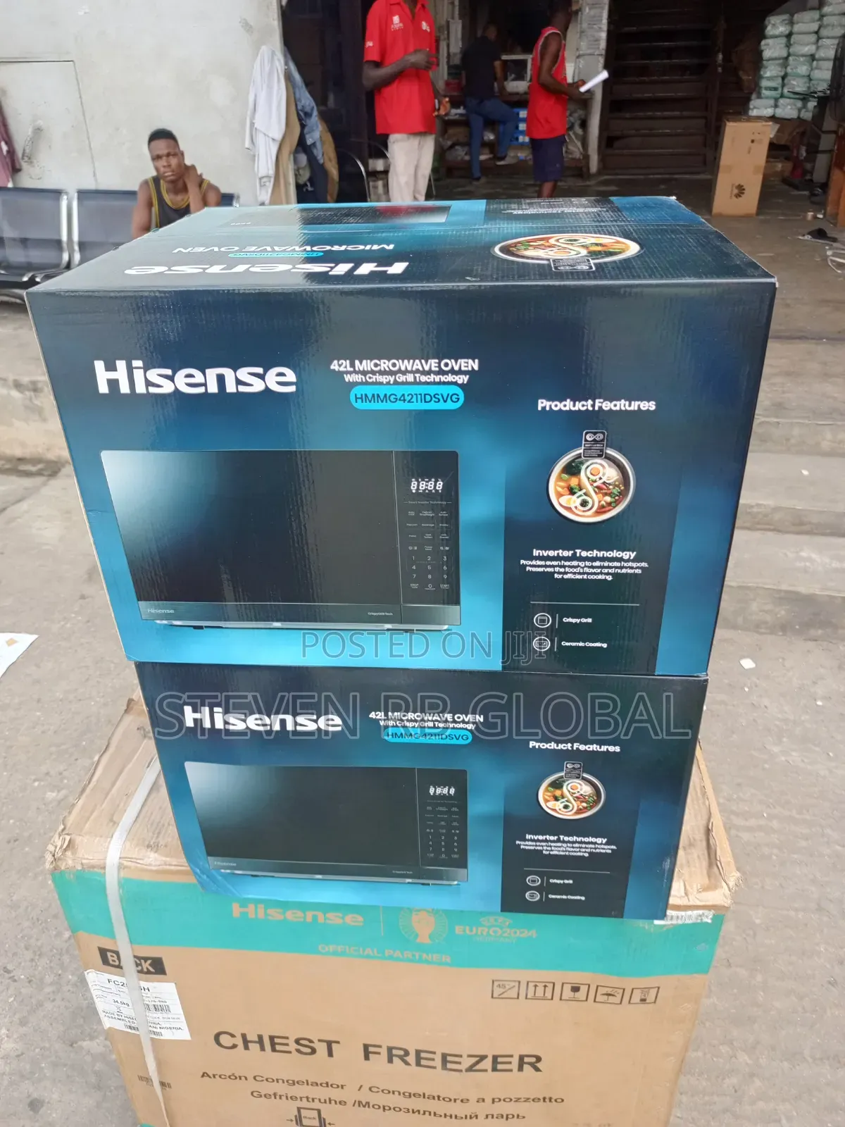 Hisense 42l 1100w Inverter Microwave Oven | Hmas4211dsv