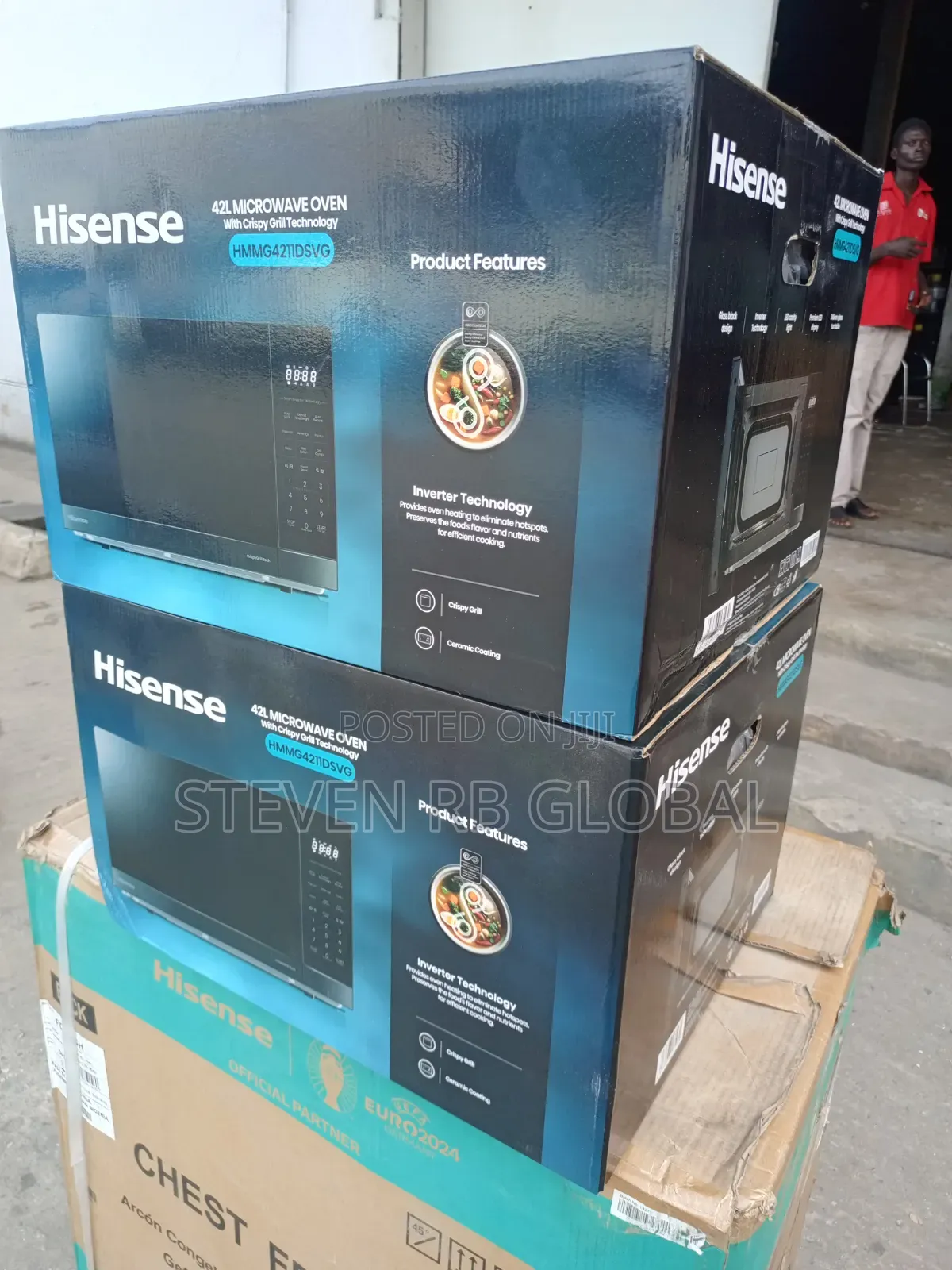 Hisense 42l 1100w Inverter Microwave Oven | Hmas4211dsv