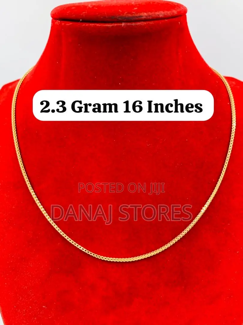 18karat Gold Necklace Jewelry