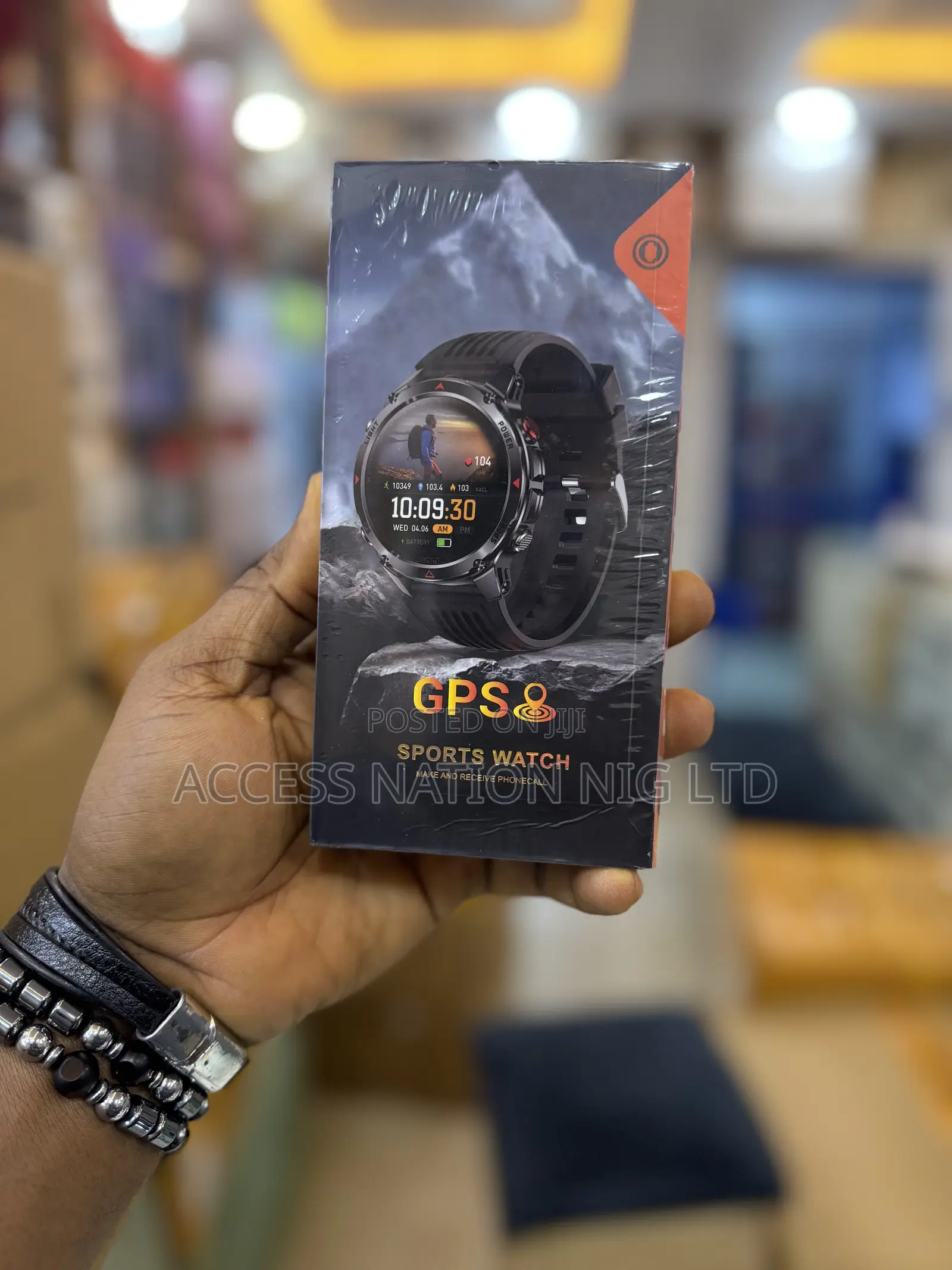 Military Ht37 Smart Watch Built-in GPS Compass Barometric Flashlight