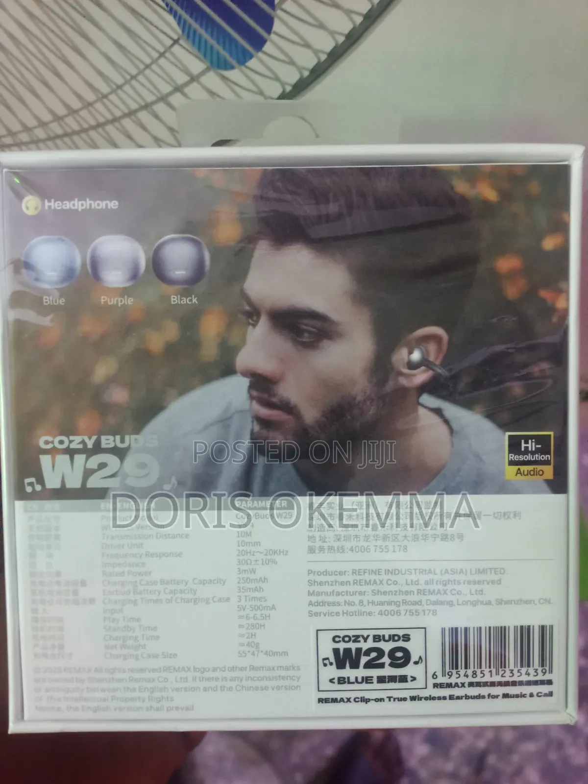 Remax Cozybuds W29 Open-Ear Clip-on Wireless Earbuds - Bluetooth 5.4