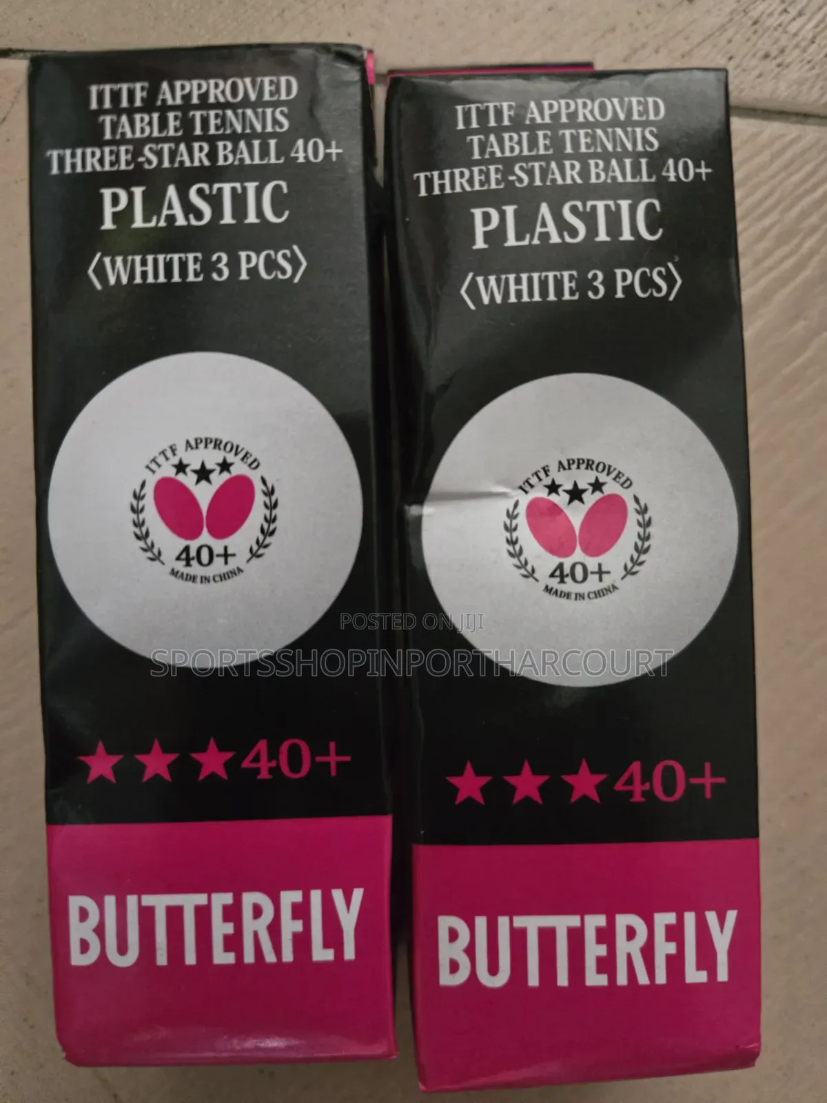 Butterfly Table Tennis Balls (3in1)