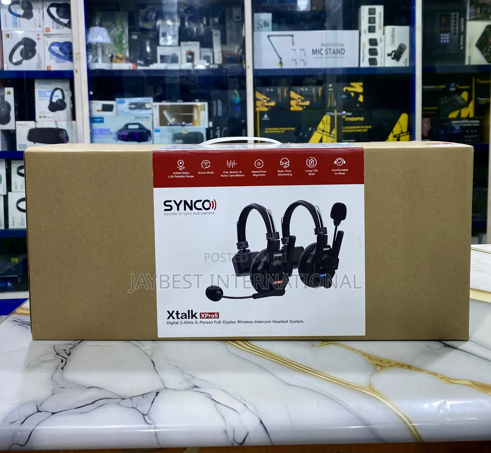 Synco Xtalk Xpro 5 Digital 2.4ghz 5-Person Wireless Intercom