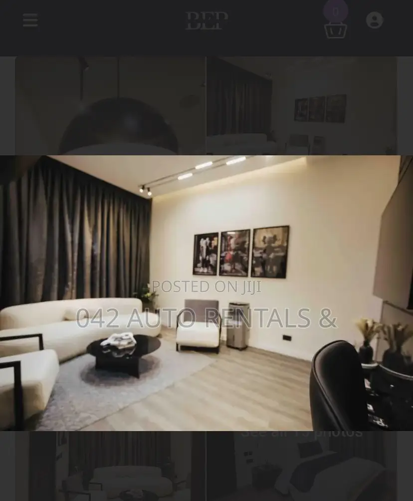 1 Bedroom Smart Apartment in Wuye With 24/7 Bedroom A.C Alexa