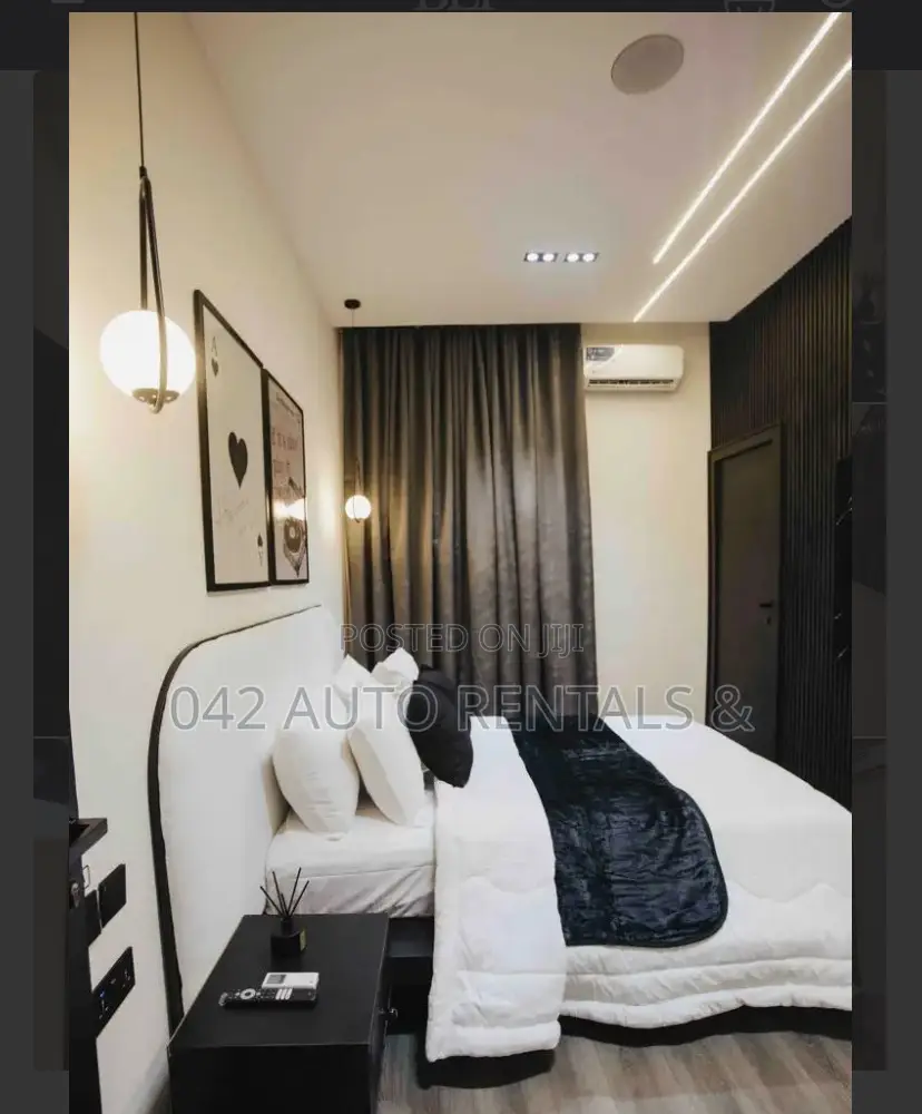 1 Bedroom Smart Apartment in Wuye With 24/7 Bedroom A.C Alexa