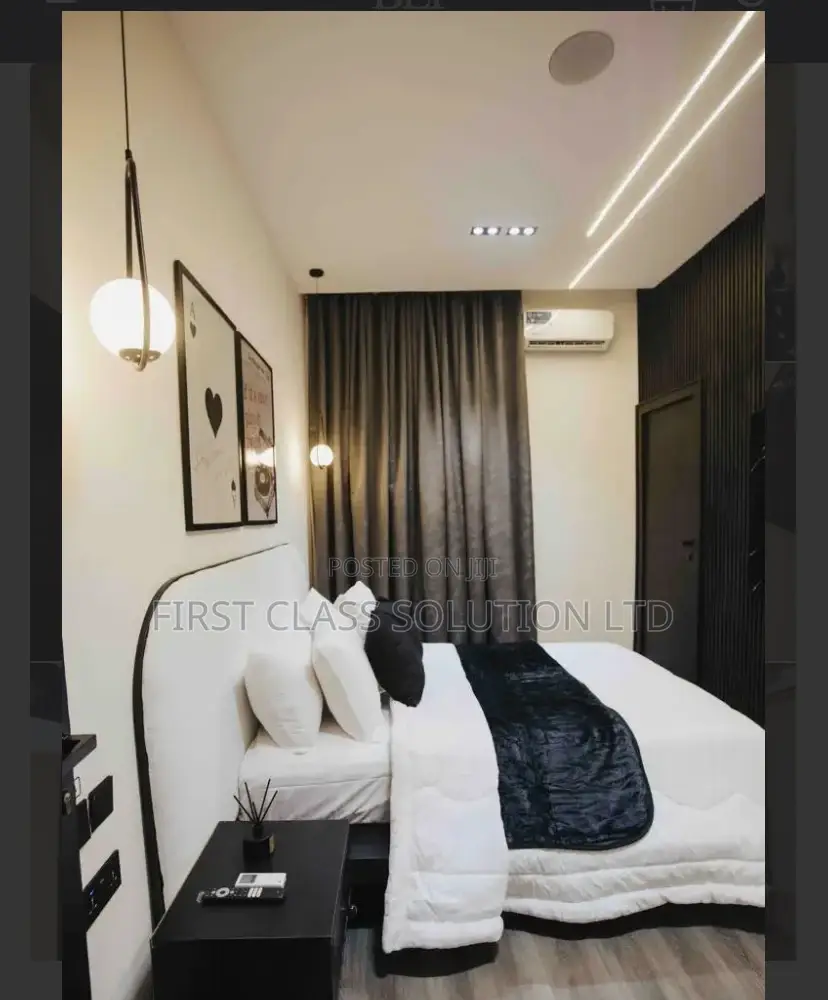 1 Bedroom Smart Apartment in Wuye With 24/7 Bedroom A.C Alexa