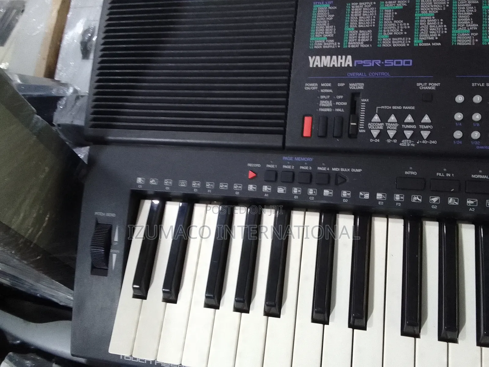 Yamaha PSR-500 Portable Keyboard With Pitch Bend – Neat Uk Used