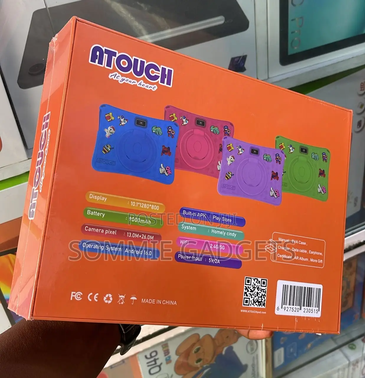 Atouch Kt37 10.1-Inch,5g Kids Tablet