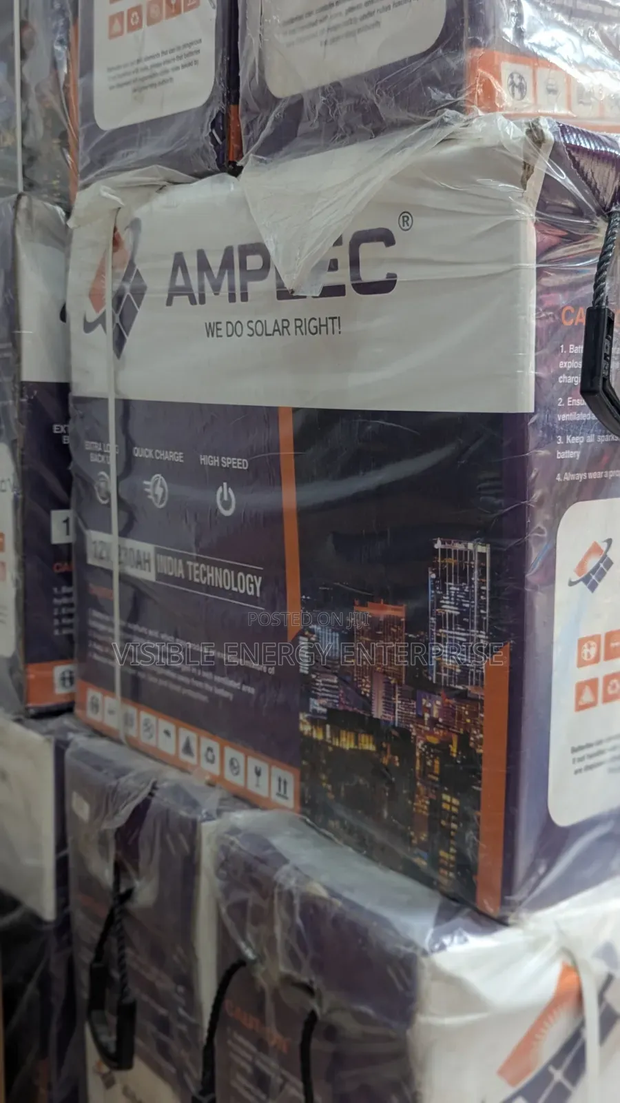 Amplec 230ah Tall Tubular Battery Series