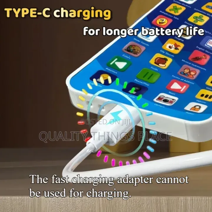 Kid Cute Learning Mobile Toys Usb Charge Phone Music Story
