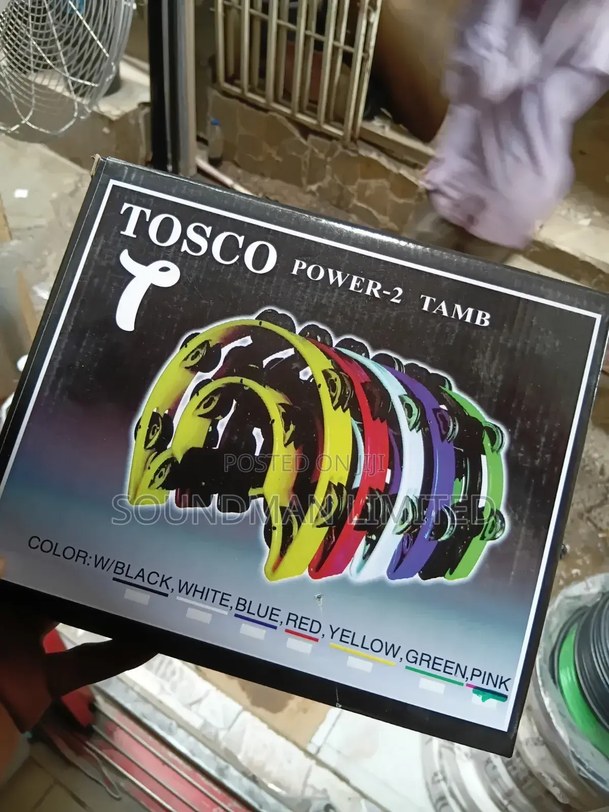 Power 2 Tambourine (All Colours Available)