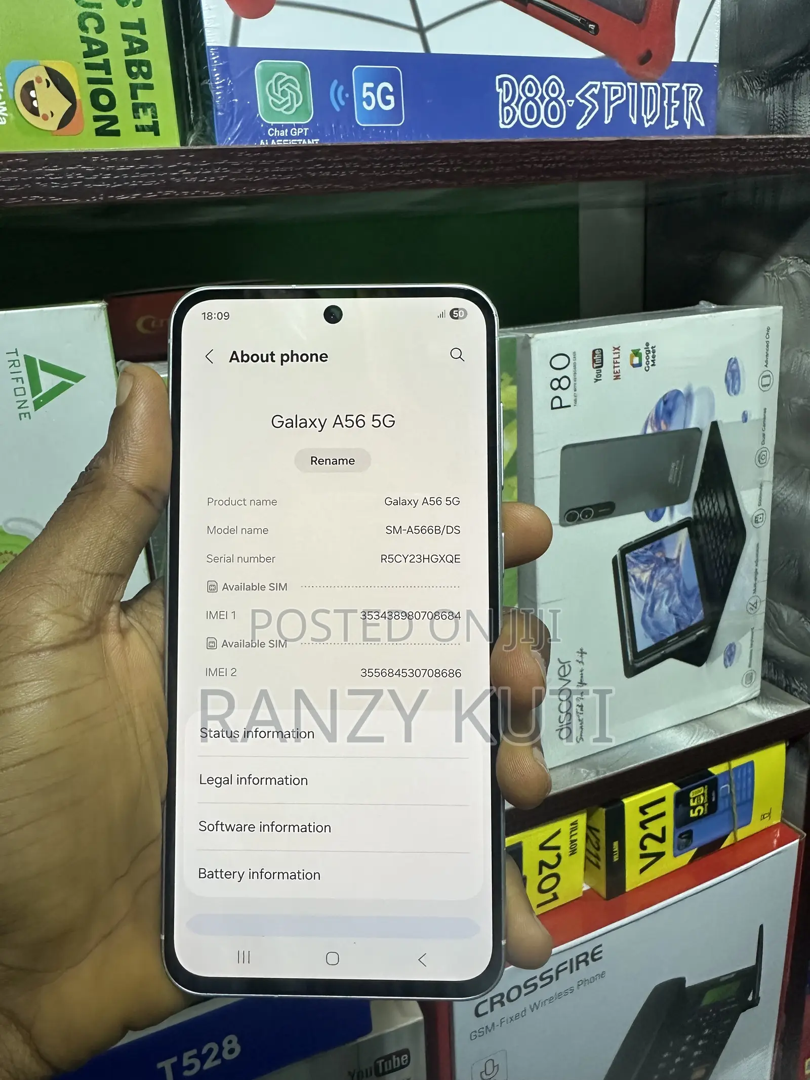Samsung Galaxy A56 256 GB White