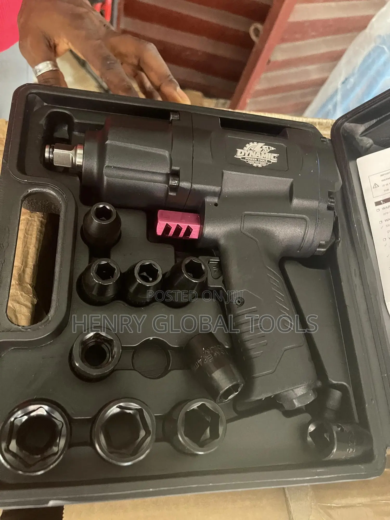 1/2” 1350n.M Dynamic Heavy Duty Air Impact Wrench Machine