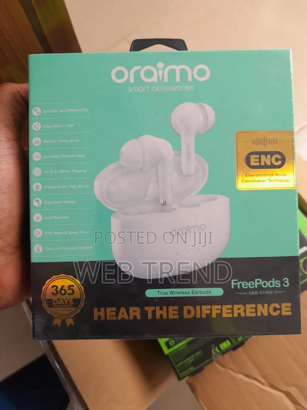 Brand New Oraimo Freepods 3 (Oeb-E104d) – Heavy Bass Earpods